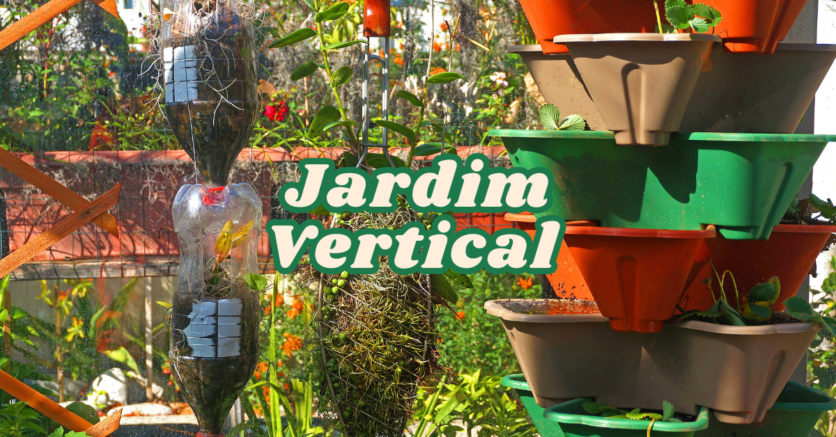 Como Criar Um Jardim Vertical Usando Garrafas PET